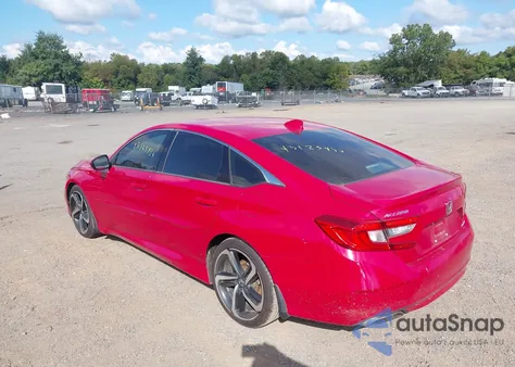 2018 Honda Accord Sport from USA, damaged, VIN 1HGCV1F35JA168356